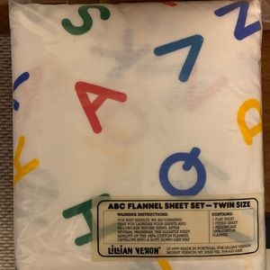 ABC Flannel Sheet Set